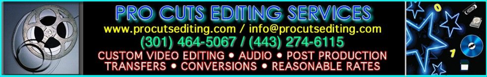 Visit Pro Cuts Editing Services